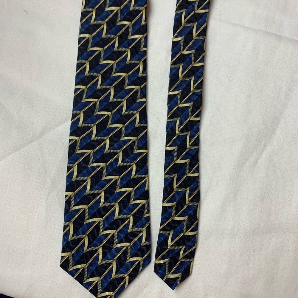 Contissima blue silk tie